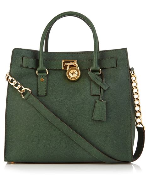 dark green michael kors bag.